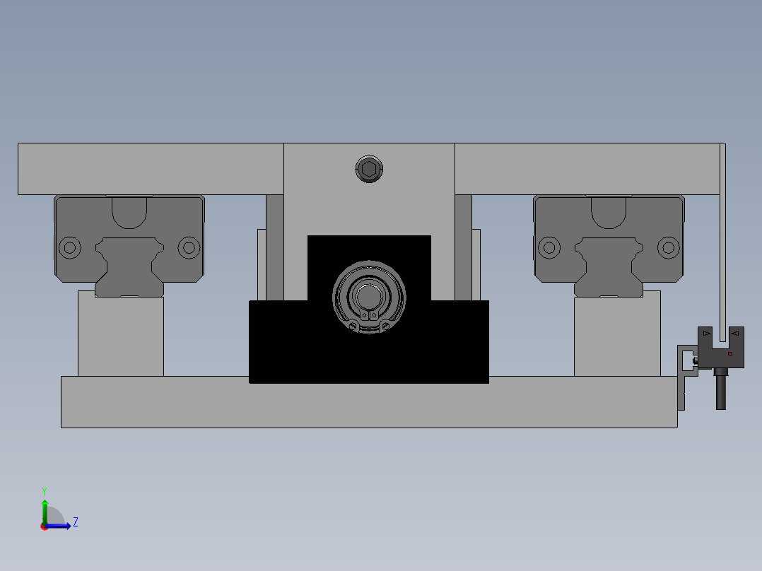 滚珠丝杆模组左视图