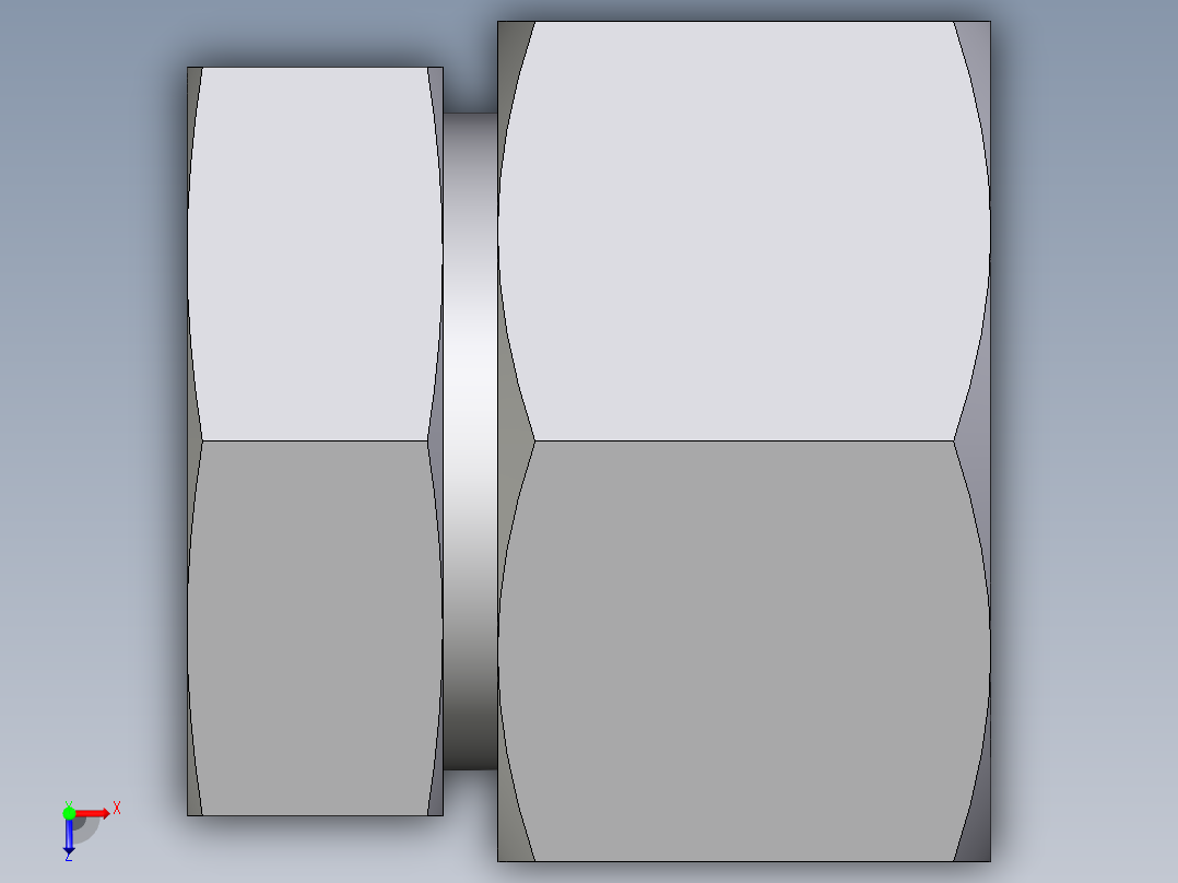 卡套式工业通用硬管接头EO_Blanking_plug_for_tube_ends_ROV25ZSCF俯视图