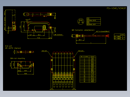 基恩士fs_v30_cad_kc图纸模型