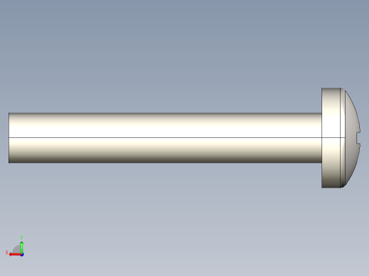 螺丝 M4 十字盘头-M4x25 Screw head.STEP后视缩略图