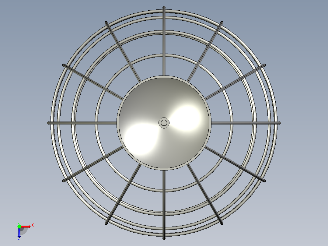 复古吊灯4俯视图