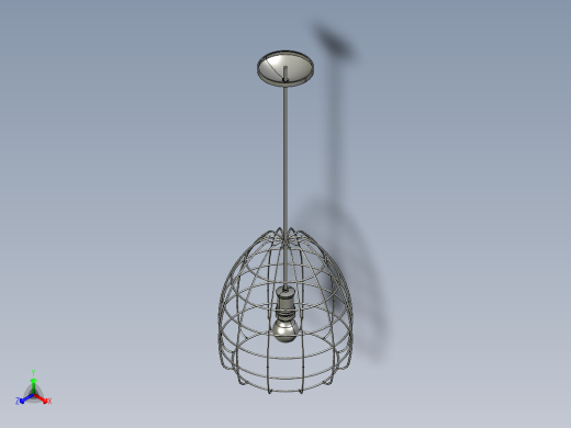 复古吊灯4正等轴测缩略图