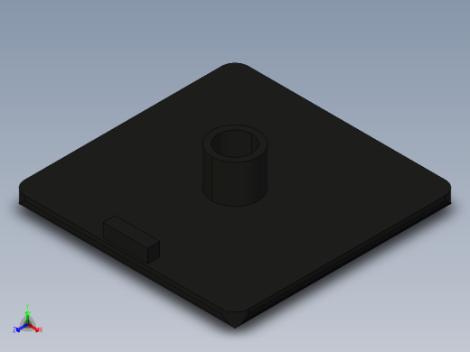 型材-BR 50X50 COVER CAP KJN528969正等轴测缩略图