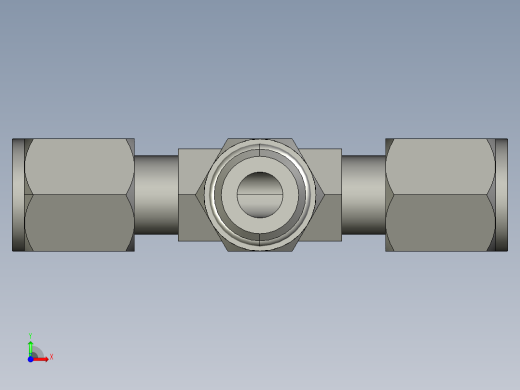 卡套式工业通用硬管接头6_s5bu-s前视缩略图