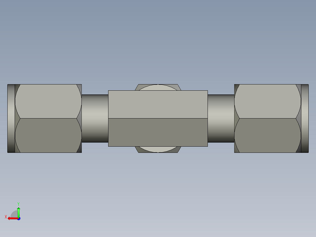 卡套式工业通用硬管接头6_s5bu-s后视图