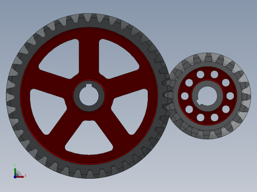齿轮啮合 (67)前视缩略图