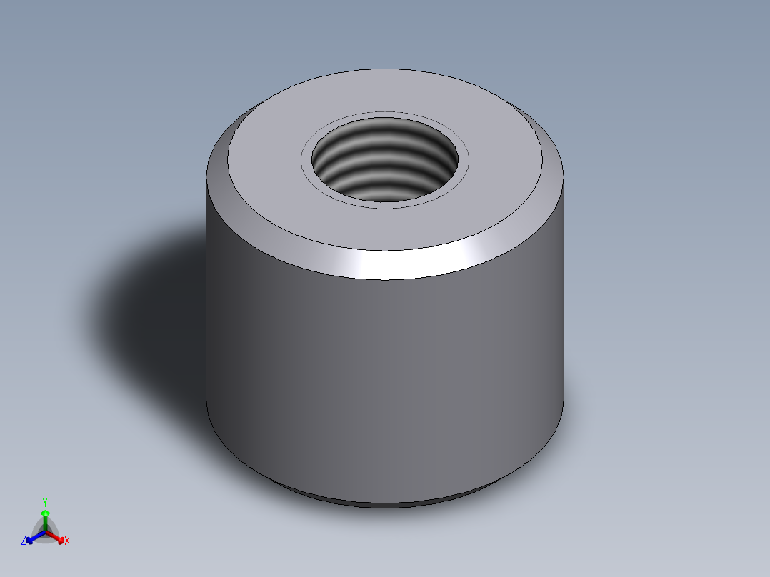 拉紧器正等轴测图