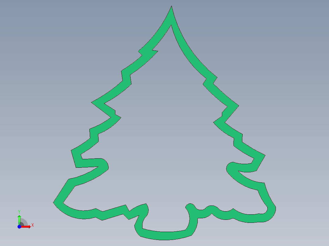 圣诞饼干模具系列前视图