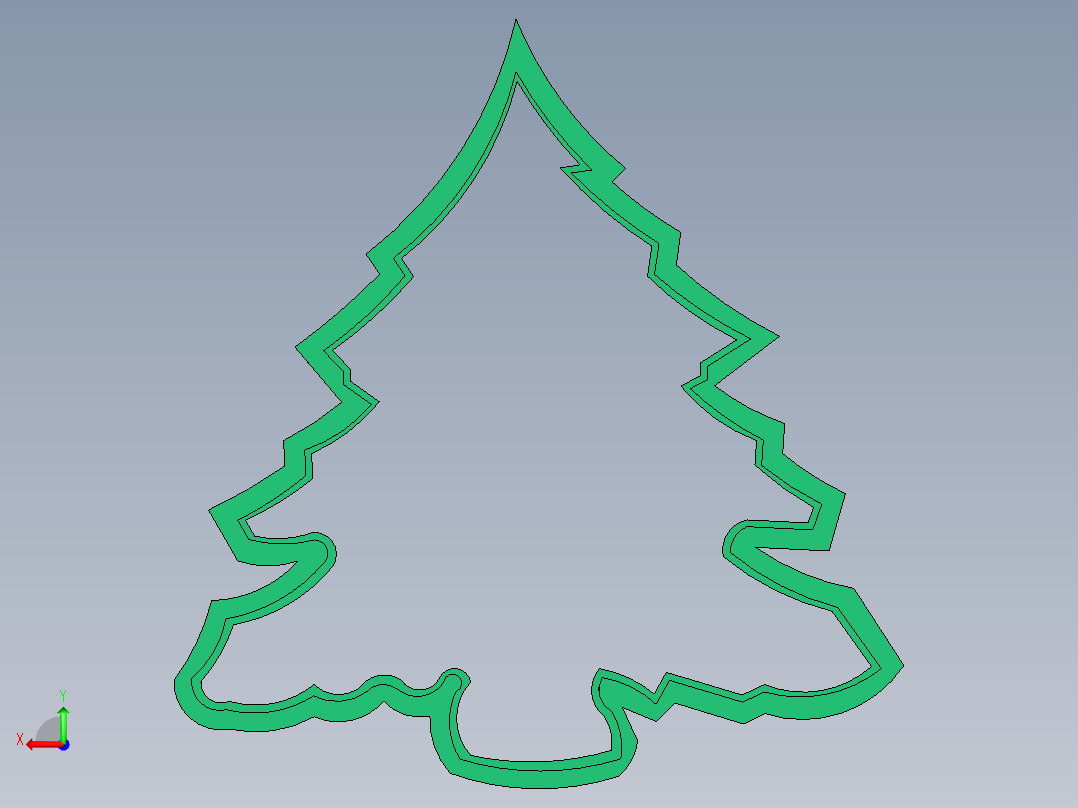 圣诞饼干模具系列后视图