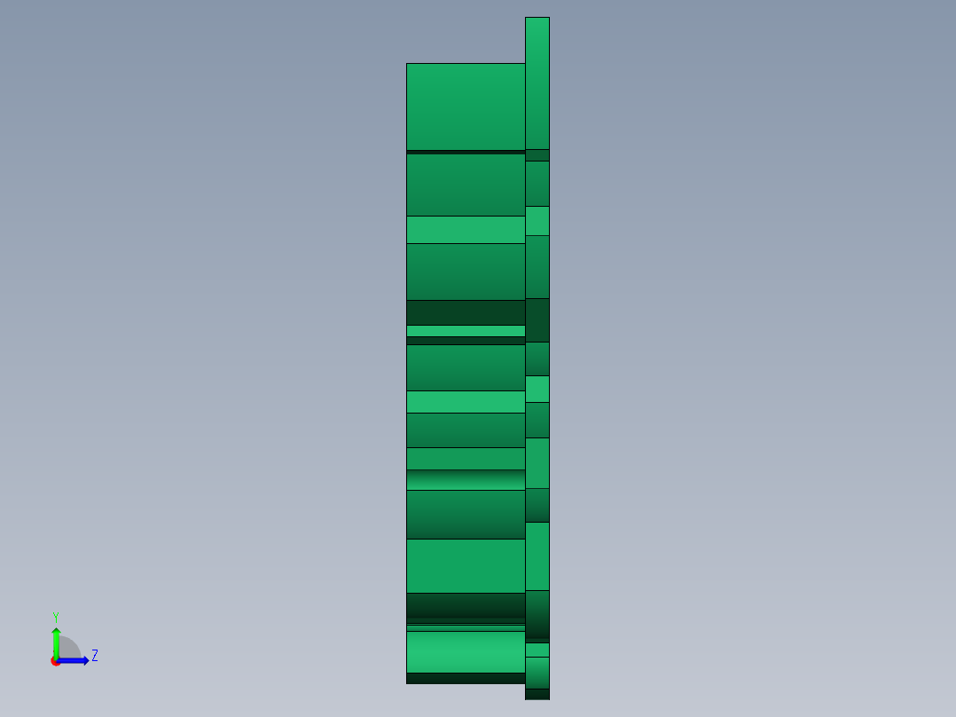 圣诞饼干模具系列左视图