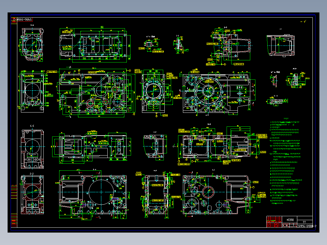 195柴油机部分图样1053671==60