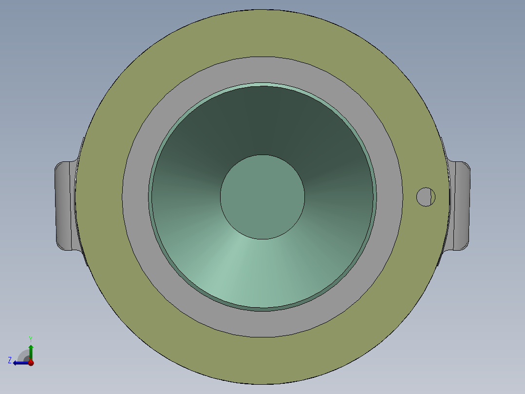 长征11号火箭模型右视图