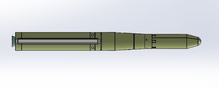长征11号火箭模型