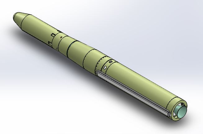 长征11号火箭模型