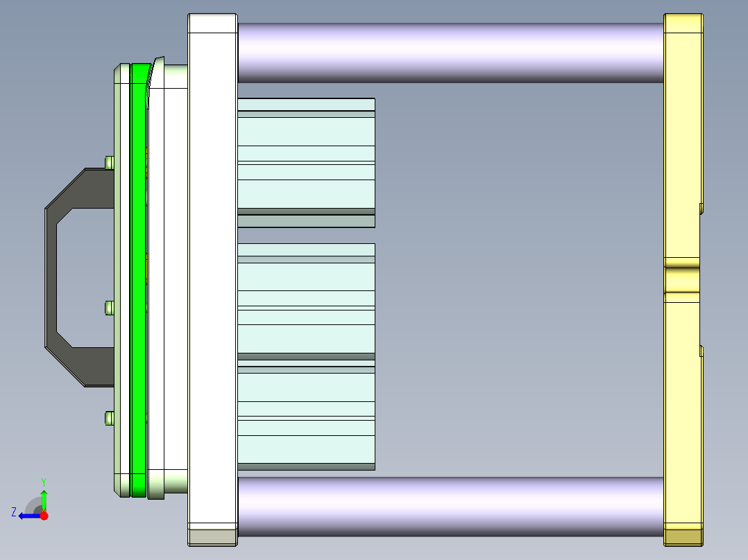 TP301-C-CNC3笔记本CNC工装夹具三维模型-0923右视图