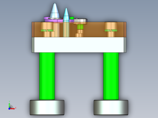 汽车锁零件全自动铆轴设备Creo5.0.zip前视缩略图