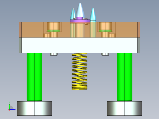 汽车锁零件全自动铆轴设备Creo5.0.zip左视缩略图