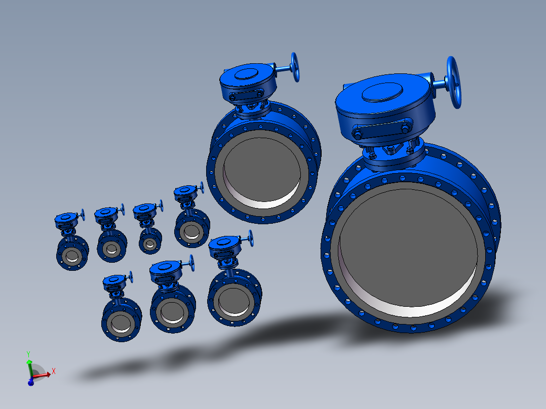 9款最全法兰硬密封蝶阀