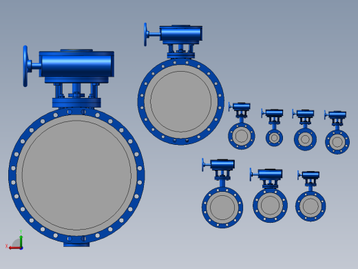 9款最全法兰硬密封蝶阀后视缩略图