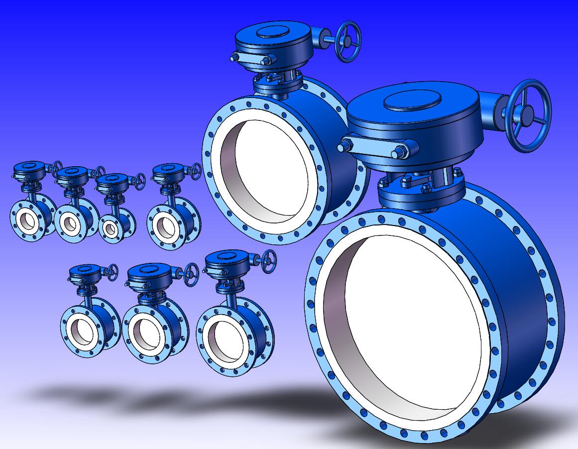 9款最全法兰硬密封蝶阀