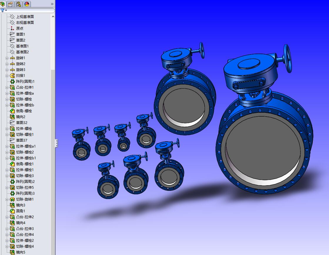 9款最全法兰硬密封蝶阀