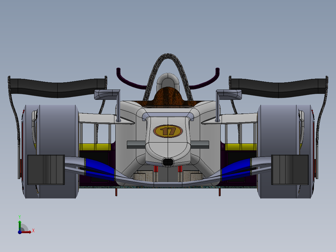 汽车尾翼(30)前视图