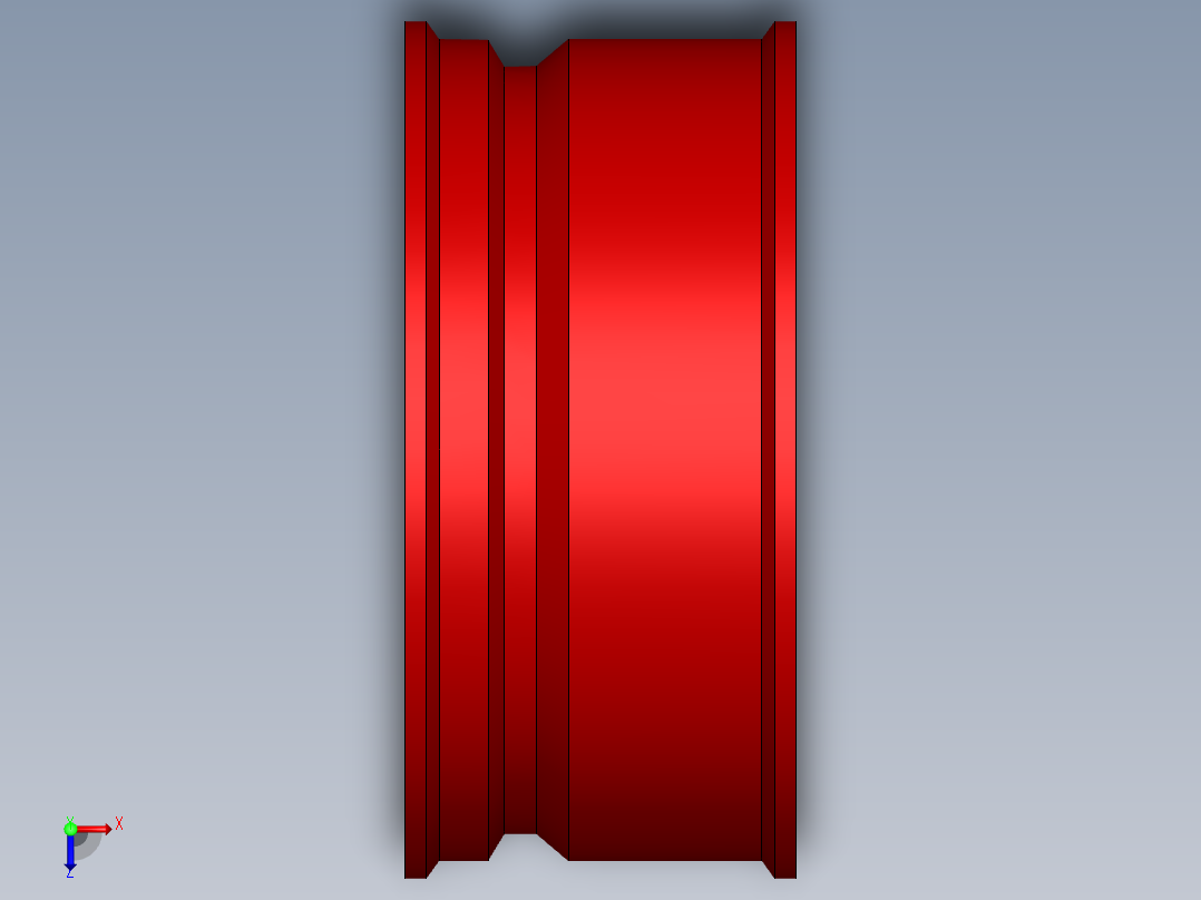 A0002510-汽车轮毂俯视图