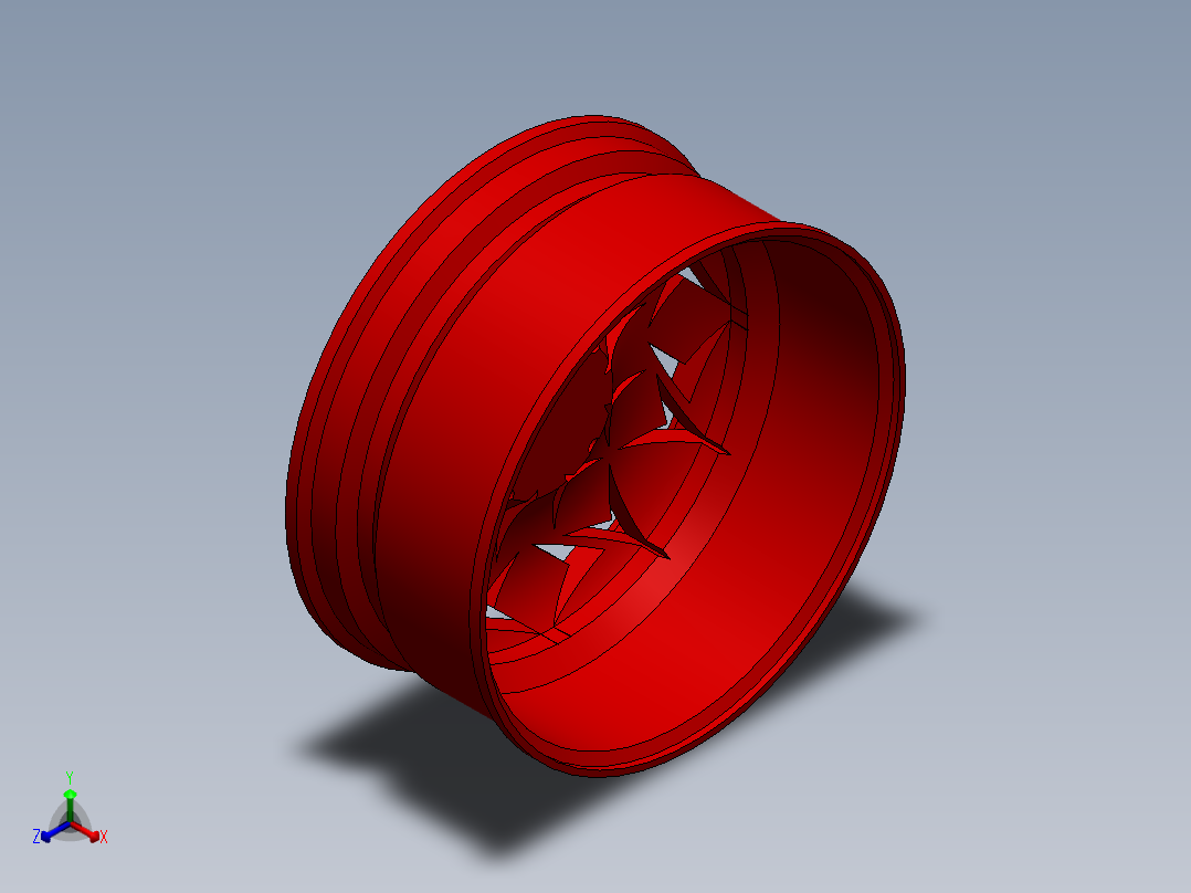A0002510-汽车轮毂正等轴测图