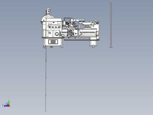 机床加工检测流水线右视缩略图