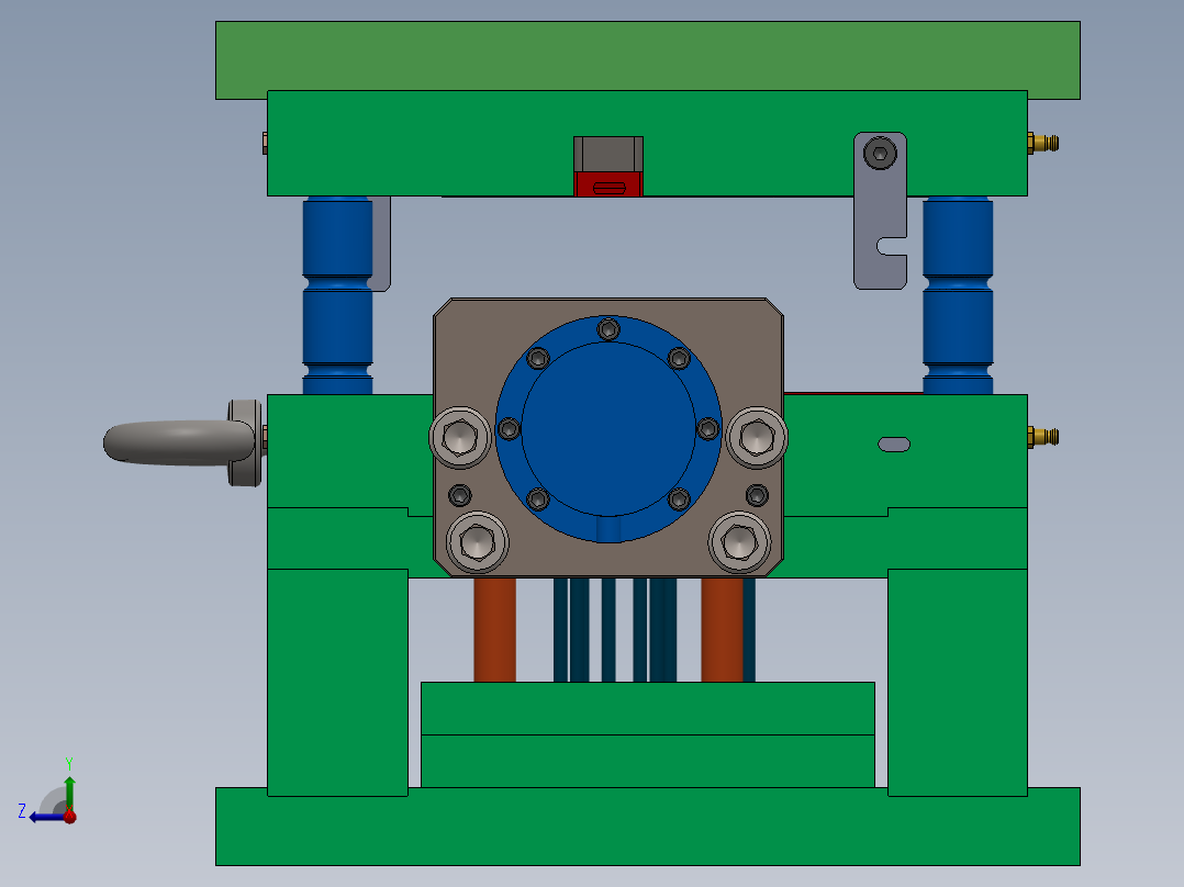 注塑模具、模具(151)右视图
