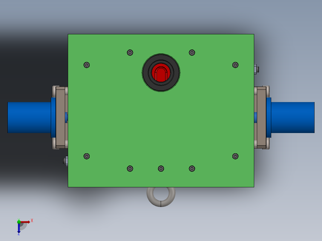 注塑模具、模具(151)俯视图