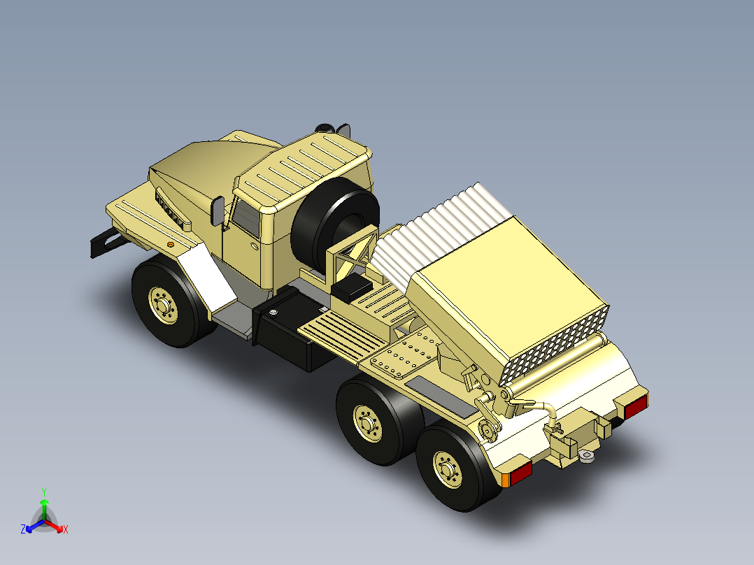 B3003671-BM 21 GRAD ( 火箭发射车 )