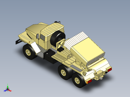 B3003671-BM 21 GRAD ( 火箭发射车 )