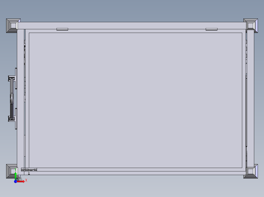 货架、B8L工位器具前视图