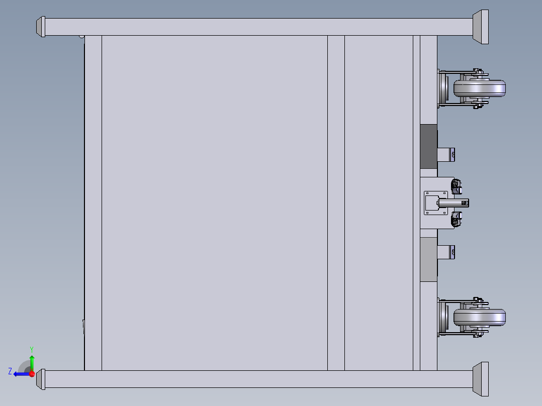 货架、B8L工位器具右视图