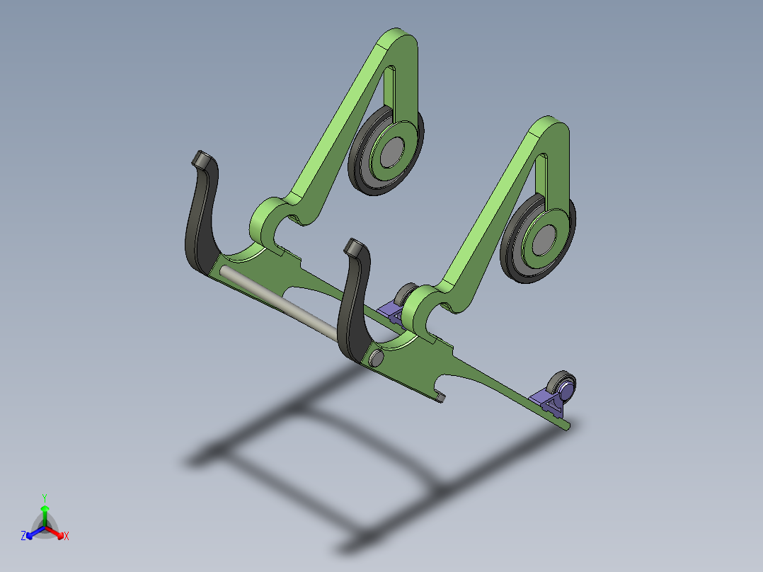 助行器正等轴测图