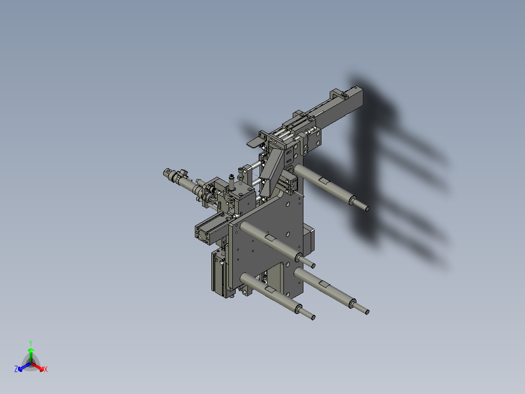 XMGZDTD-F1-000矫正支撑平台正等轴测图