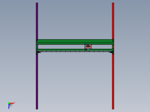 可横向移动采石机俯视缩略图