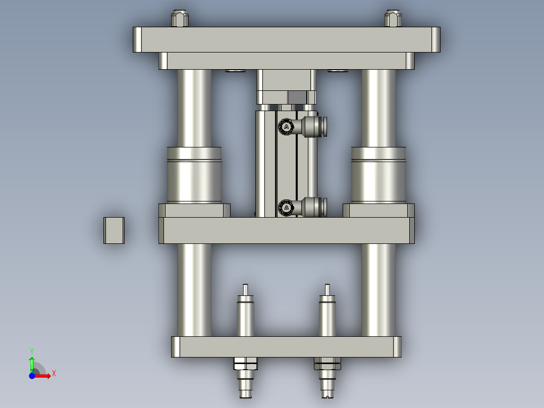 8590002-000轨道顶升前视图