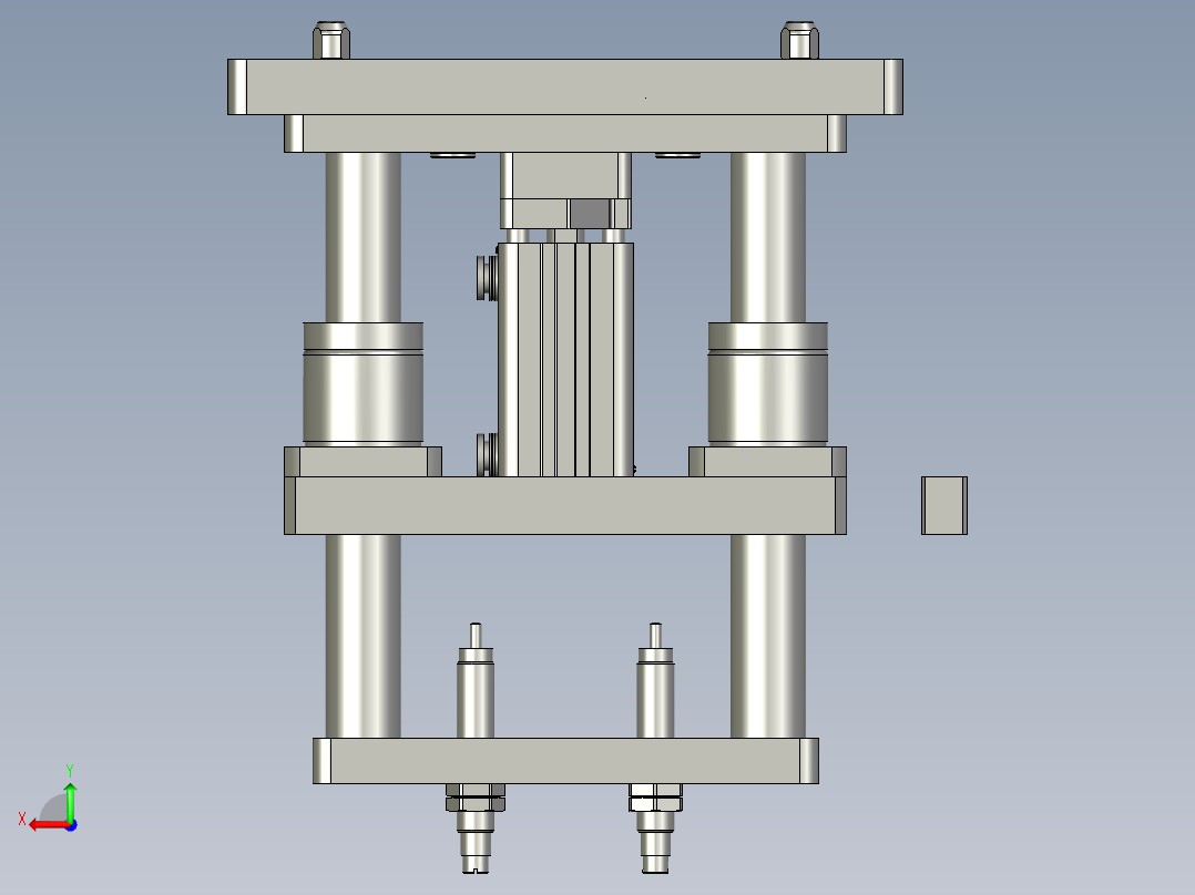 8590002-000轨道顶升后视图