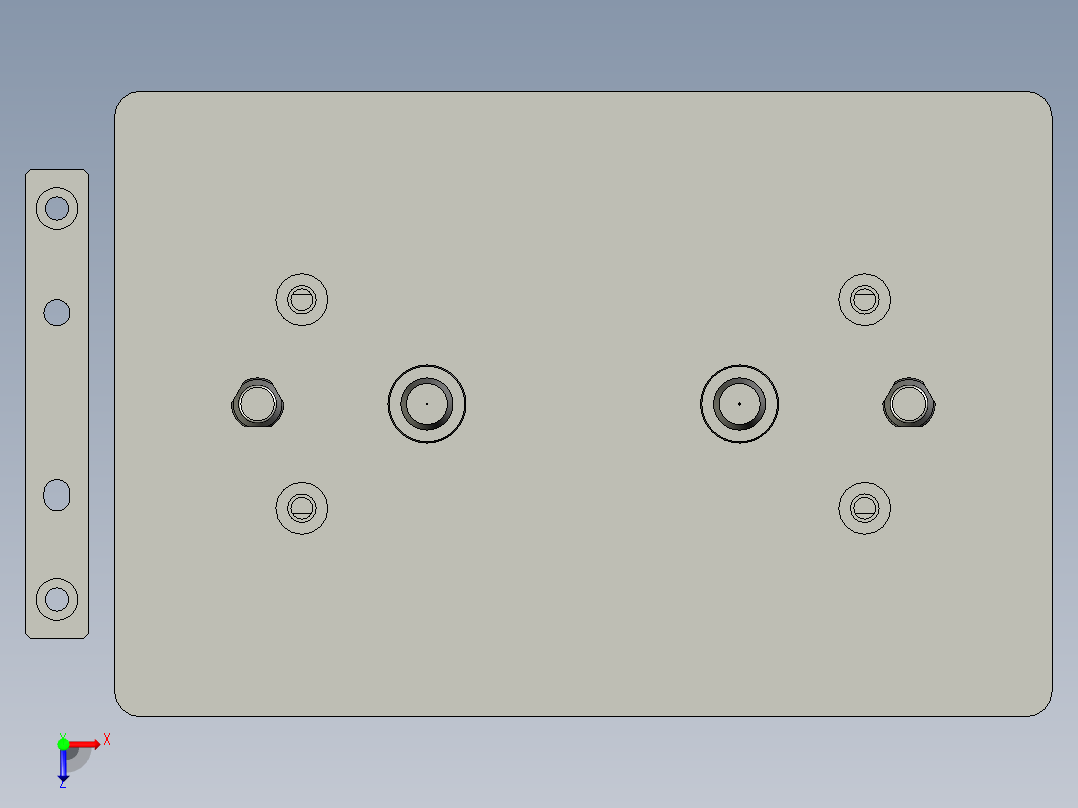 8590002-000轨道顶升俯视图