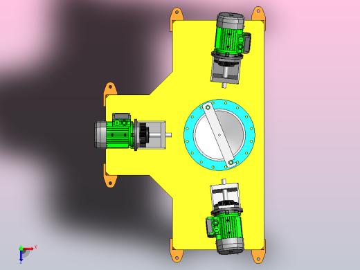 铸造用专用钻床俯视缩略图