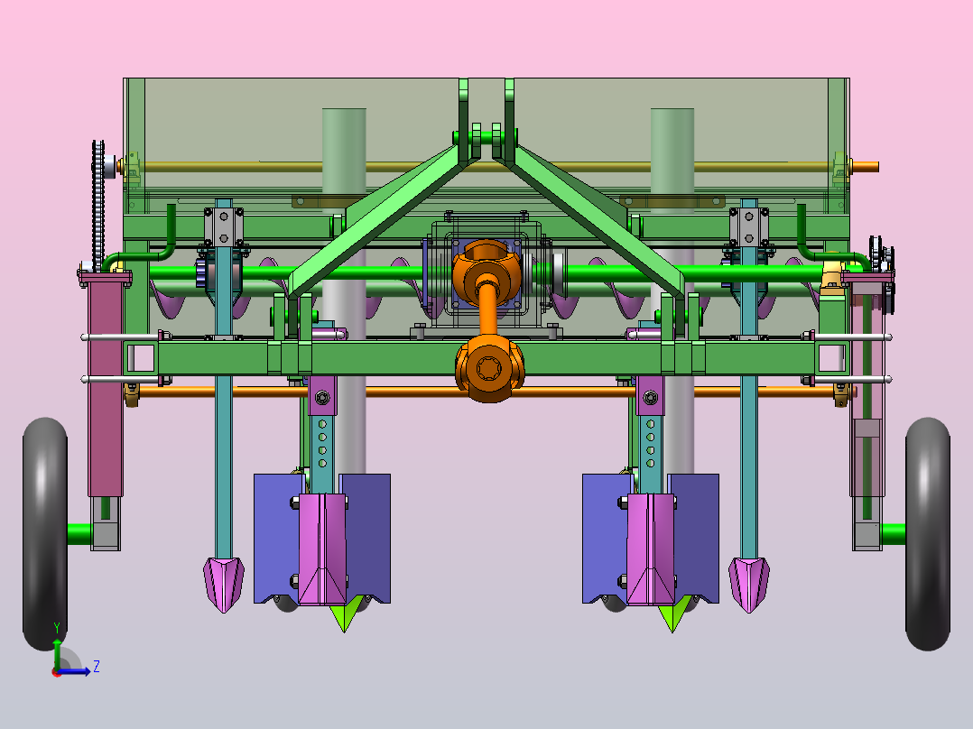 马铃薯播种机-SW2018左视图