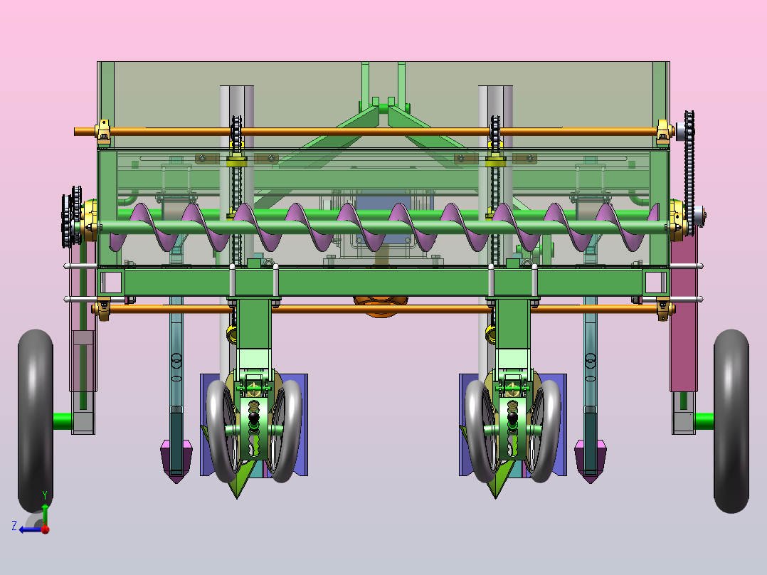 马铃薯播种机-SW2018右视图