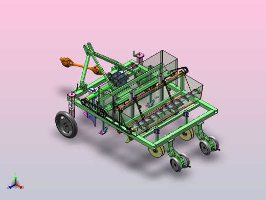 马铃薯播种机-SW2018正等轴测缩略图