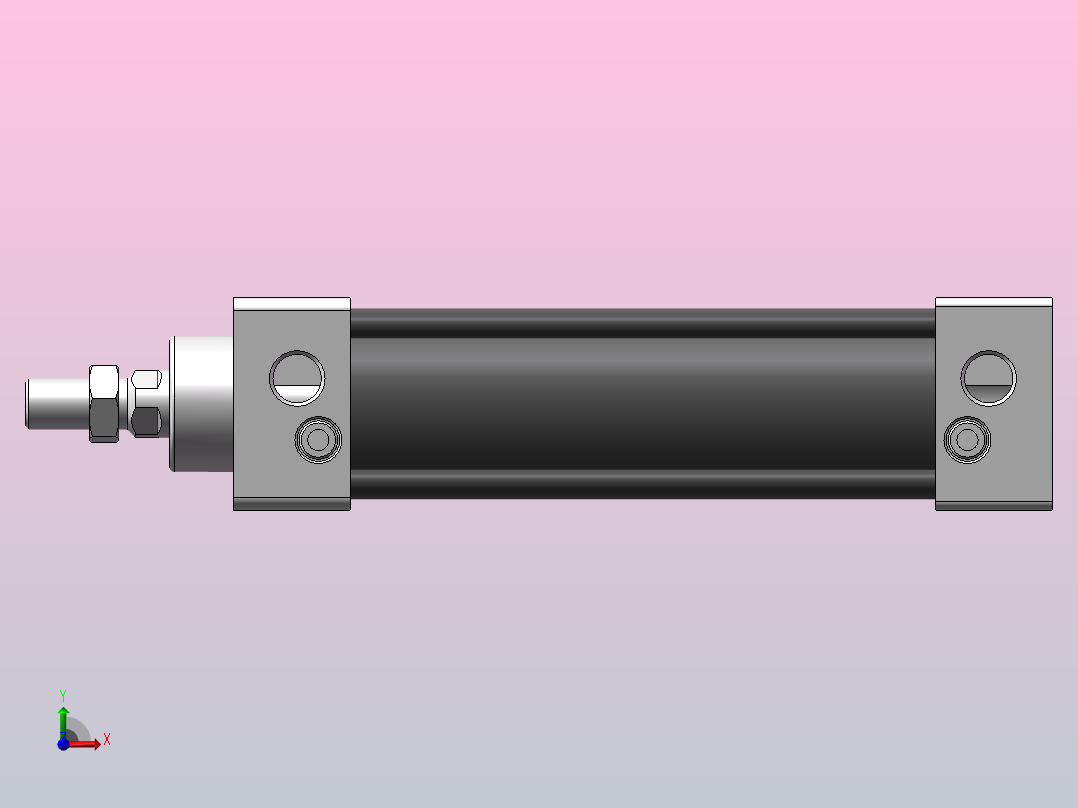 气缸SC40x100S前视图