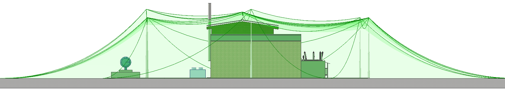 建筑物防雷屏蔽的滚球法