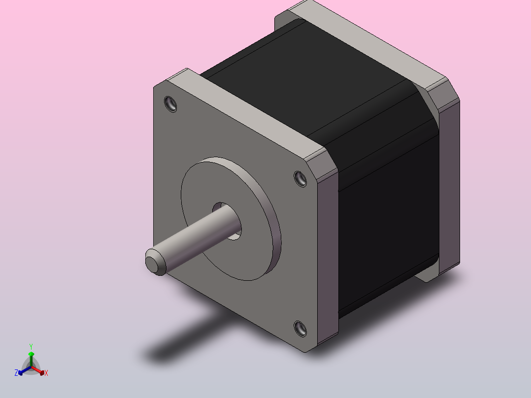 雷赛39HS02步进电机主视图