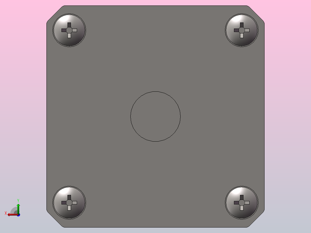 雷赛39HS02步进电机后视图