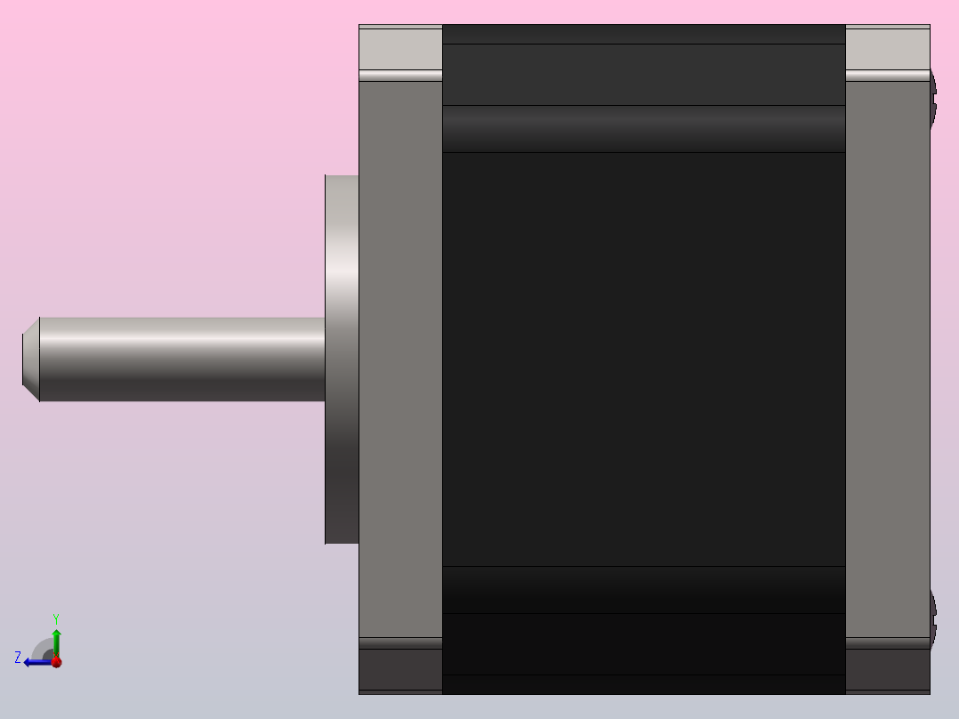 雷赛39HS02步进电机右视图